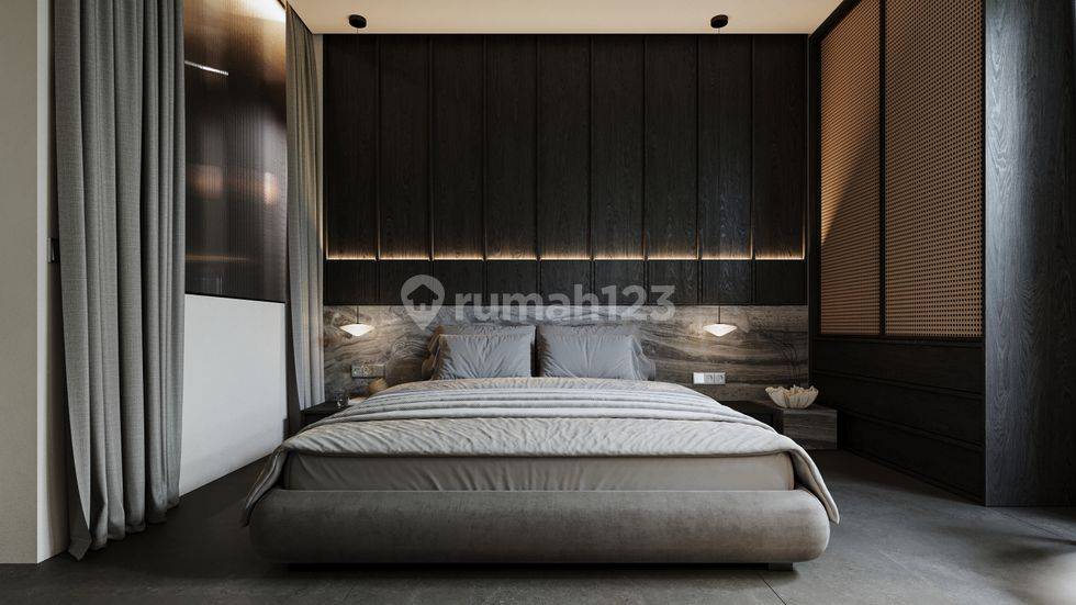 1D 2 bedrooms, view on 3 sides (side wall) 4 windows + kitchen, living room with balcony overlooking the pool 