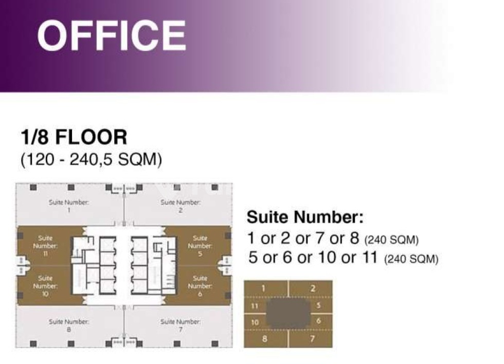 Office Lippo Tower Tipe 120