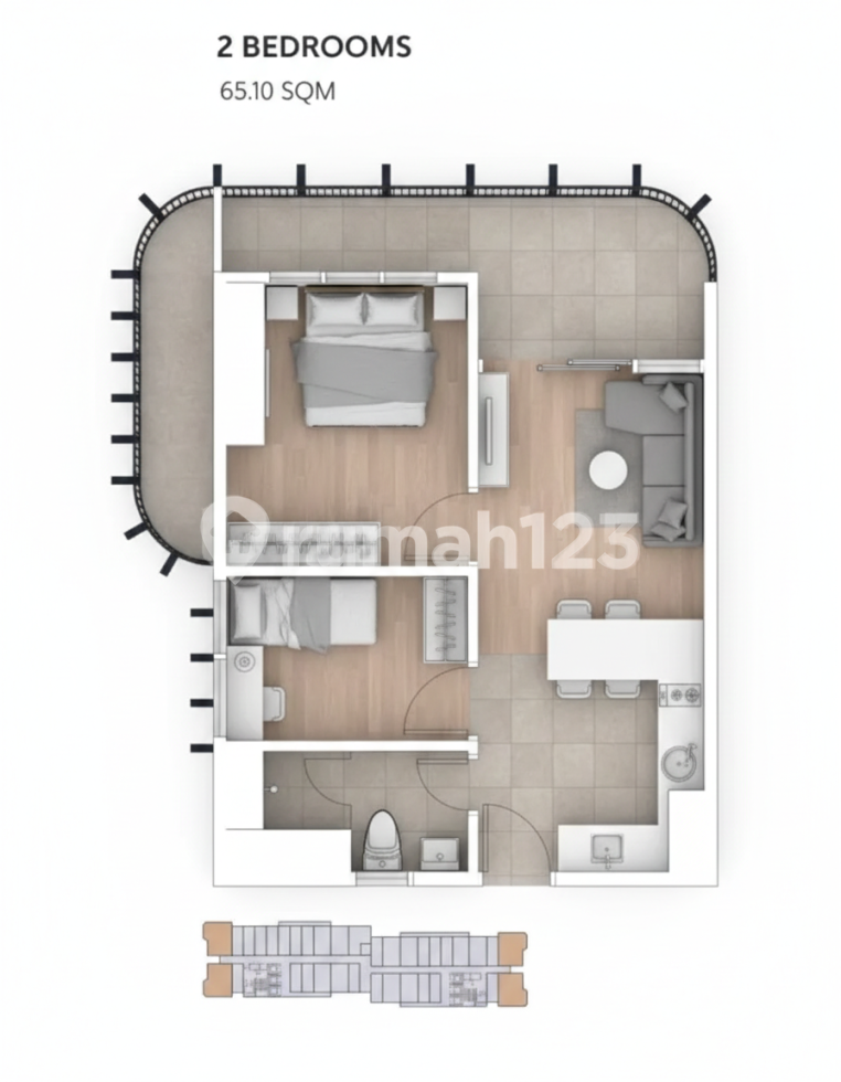 2 Bedroom
