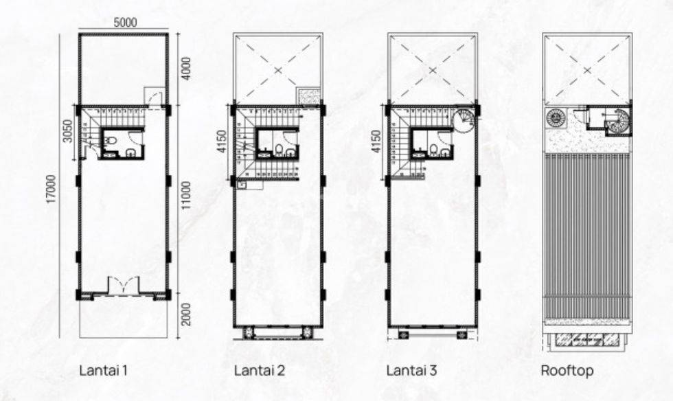 Bukit Avenue 5x17, 3 Lantai