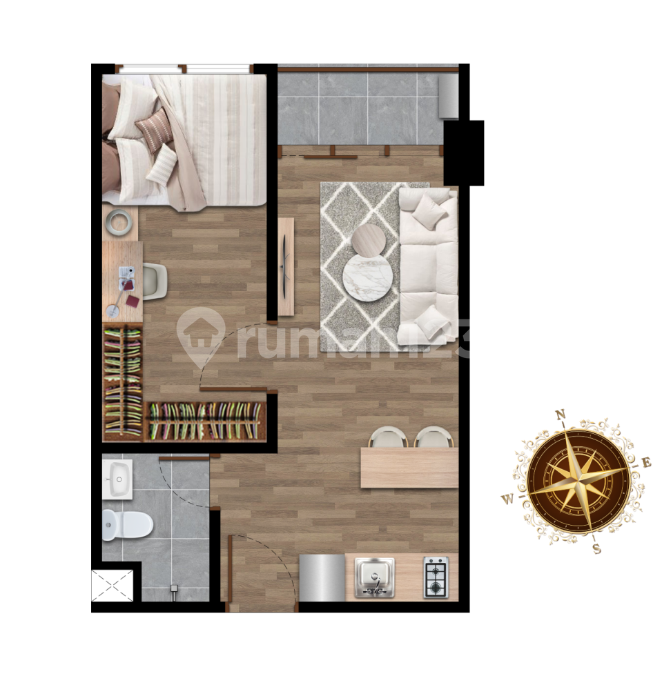 1 BEDROOM
