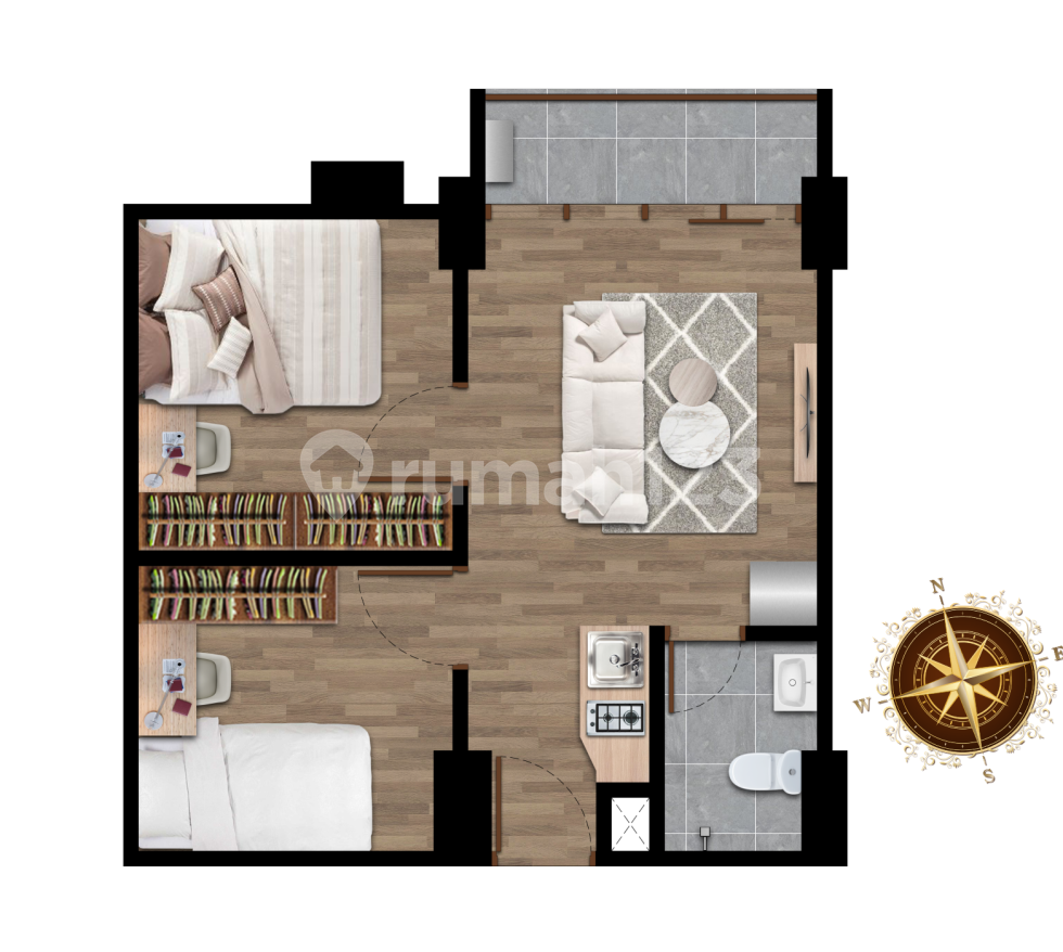 2 BEDROOM