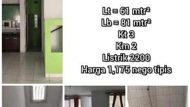 Jual Rumah Cantik Luas 61 m2 di Sudirman, Bandung