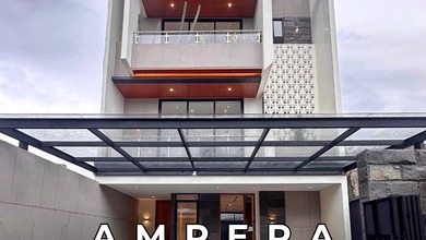 RUMAH BARU MEWAH MODERN SIAP HUNI STRATEGIS DALAM KOMPLEK DI AMPERA DEKAT KEMANG JAKARTA SELATAN