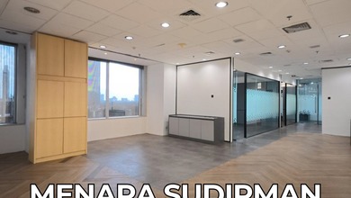 FOR SALE & RENT OFFICE SPACE SEMI FURNHISED AT MENARA SUDIRMAN JAKARTA SELATAN