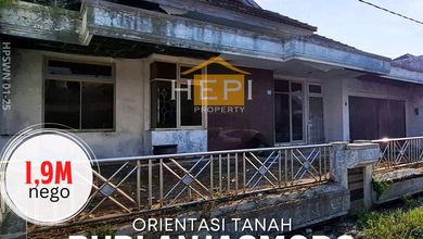 Tanah Dekat Pasar di Puri Anjasmoro, Ideal untuk Mendirikan Bisnis