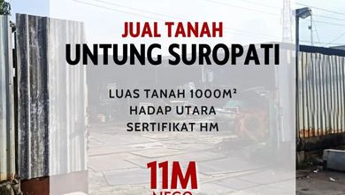 For Sale Tanah Premium di Ngaliyan, Semarang, LT 1000m²