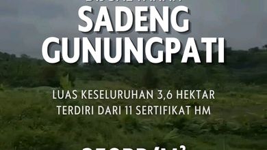 Kavling dengan Nilai Murah Kawasan Gunung Pati Semarang