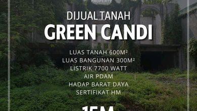 For Sale Tanah Eksklusif di Candisari, Semarang, LT 600m²