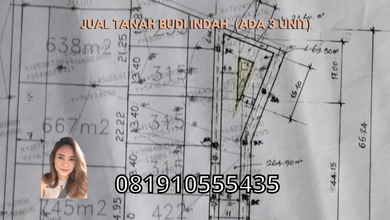 Dijual Kavling 638 m2 di Komplek Mewah Bandung Kota