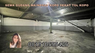 Sewa Gudang Kopo Jalan Utama Dekat Tol Kopo