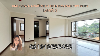 Jual Unit Apartemen Siap Huni 3BR Unfurnished Kondisi Baik