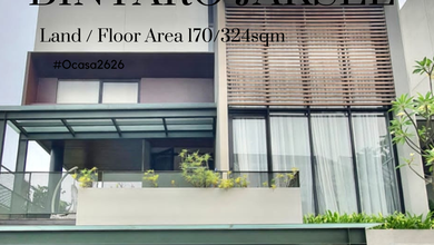 Hunian Elegan di Bintaro, Jakarta Selatan, 4 KT, LT 170m²