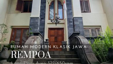 Rumah Elegan di Rempoa, Tangerang, 5 Kamar Tidur, LT 372m²