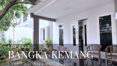 Rumah modern minimalis siap huni di bangka kemang