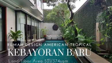 Rumah mewah siap huni di kebayoran baru