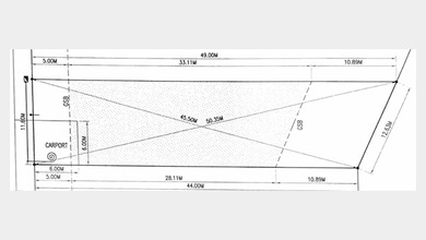 Jual Tanah Lokasi Strategis, LT 539 m2