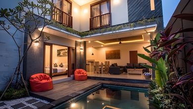 Villa fully furnished di Seminyak dekat pantai