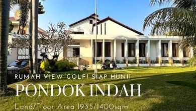 Jual Rumah Baru di Pondok Indah, Jakarta Selatan Luas 1935 m2