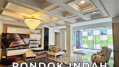 Jual Cepat Rumah Elit di Pondok Indah, Jakarta Selatan, Luas 617 m2
