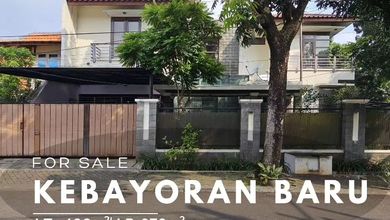 Jual Rumah Cantik LT 409 m2 area Panglima Polim, Jakarta Selatan