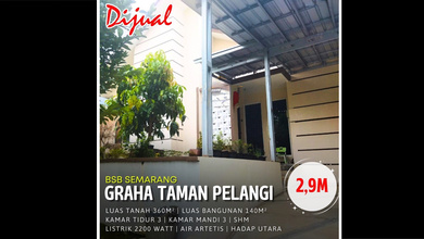 Jual Cepat Rumah Mewah di BSB City, Semarang, LT 360 m2
