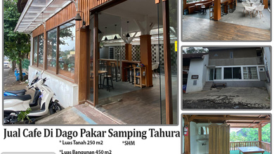Gedung Komersil Lokasi Oke 450m2 Dijual di Dago Pakar