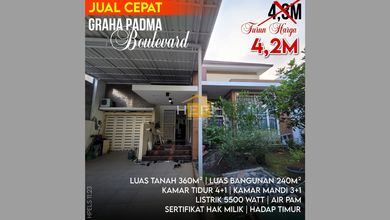 Jual Rumah Siap Huni di Graha Padma, Semarang, Luas 360 m2
