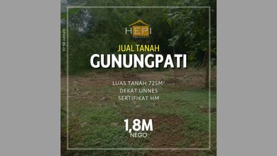 Tanah Siap Bangun Area Cluster Gunung Pati Semarang