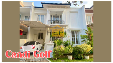 For Sale rumah Eksklusif di Candi Golf, Semarang - LT 166m²