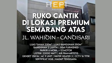 Dijual Ruko di Wilayah Candisari - Semarang