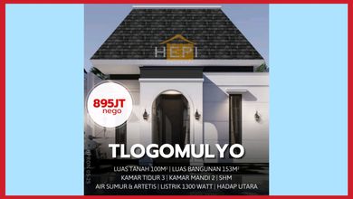 Jual Rumah Cantik LT 153 m2 area Pedurungan, Semarang