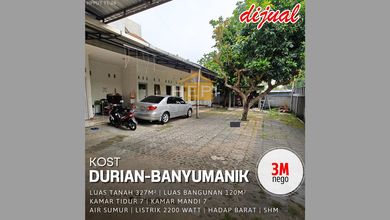 Jual Rumah Terkini di Banyumanik, Semarang LT 327 m2