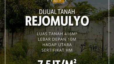 Jual Tanah Lokasi Strategis, Luas 416 m2