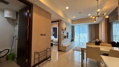 Jual Unit Apartemen Siap Huni 2BR Semi Furnished Kondisi Bagus