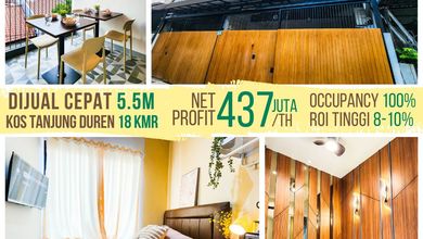 Rumah Kost Baru 3lt Roi 8-10% Tanjung Duren Jakarta Barat