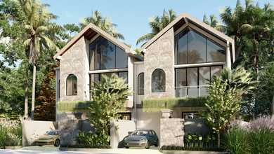 Villa Mewah Dengan Konsep Modern Tropical Dekat Gwk Dan Pantai