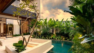 VILLA BARU 4BR DAN 2POOL BEST LOKASI DI CANGGU  BATU BOLONG 