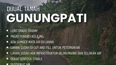 Tanah Elit Dijual di Gunung Pati, Semarang, Harga 7,5 Miliar