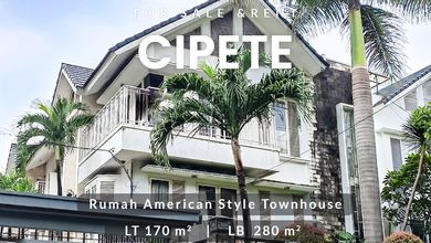 Jual Rumah Eksklusif Luas 170 m2 di Cipete, Jakarta Selatan