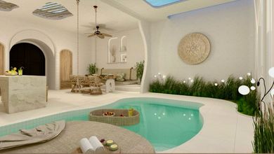 Vila Mediterania Eksklusif 2 Kamar Dekat Resort Mewah Di Uluwatu 
