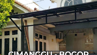 Rumah Modern Minimalis 2 Lantai Dalam Komplek di Cimanggu Bogor