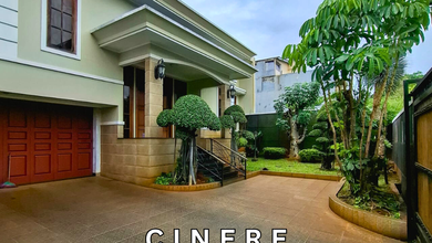 Rumah Mewah di Cinere, Depok, 3 KT, LT 570m²