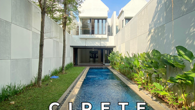 Rumah Modern di Cipete, Jakarta Selatan, Luas 500 m2