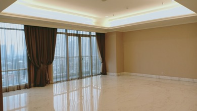 Jual Unit Apartemen Siap Ditempati 3BR Semi Furnished Kondisi Bagus