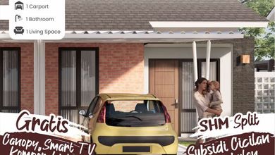 Rumah Modern Luas 100 Jual di Krian, Sidoarjo