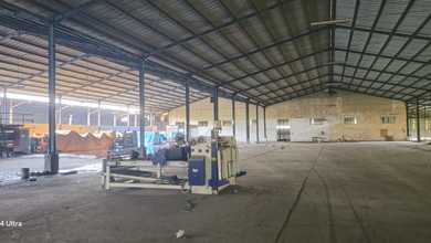Dijual ex Pabrik, LT 14.529M², LB 12.005M², SHM, Kawasan Industri Akong, Sepatan, Kab Tangerang