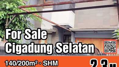 Jual Cepat Rumah Elit di Cigadung, Bandung, Luas 140 m2