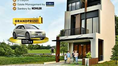 Rumah Modern LT 66 Jual di Kebon Jeruk, Jakarta Barat