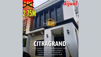 Rumah Eksklusif Luas 150 m2, di Citragrand, Semarang